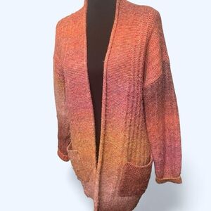 Christian Siriano Multicolor Knit Cardigan Size M